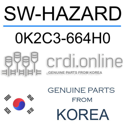 SW-HAZARD [ORIGINAL] 0K2C3-664H0 0K2C3664H0 0K2C3 664H0