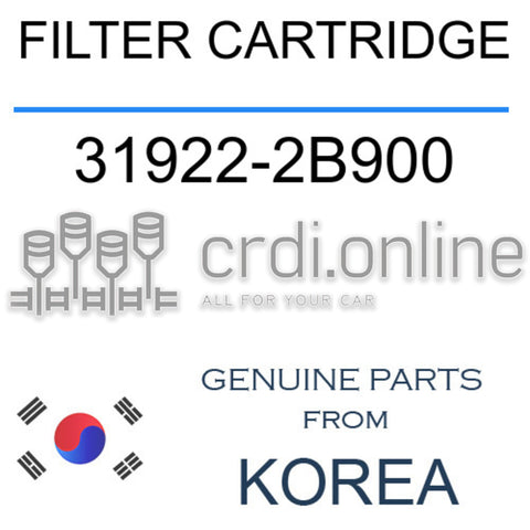 FILTER CARTRIDGE [ORIGINAL] 31922-2B900 319222B900 31922 2B900