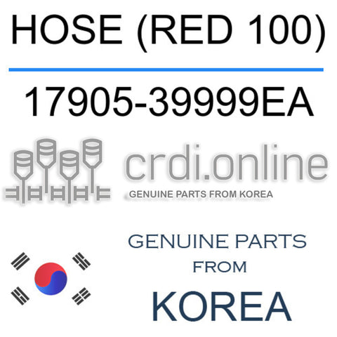 HOSE (RED 100) [ORIGINAL] 17905-39999EA 1790539999EA 17905 39999EA