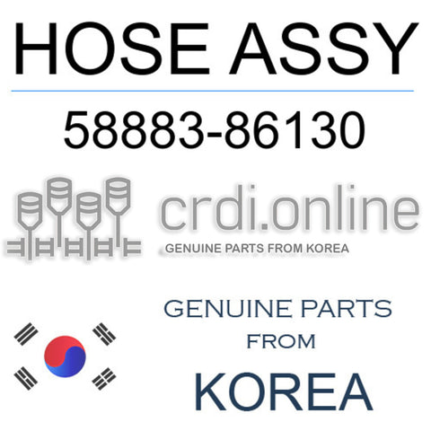 HOSE ASSY [ORIGINAL] 58883-86130 5888386130 58883 86130