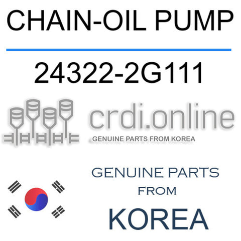 CHAIN-OIL PUMP [ORIGINAL] 24322-2G111 243222G111 24322 2G111