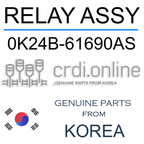 RELAY ASSY [ORIGINAL] 0K24B-61690AS 0K24B61690AS 0K24B 61690AS