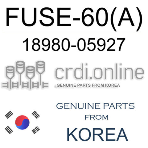 [ORIGINAL] FUSE-60(A) 18980-05927 1898005927 18980 05927