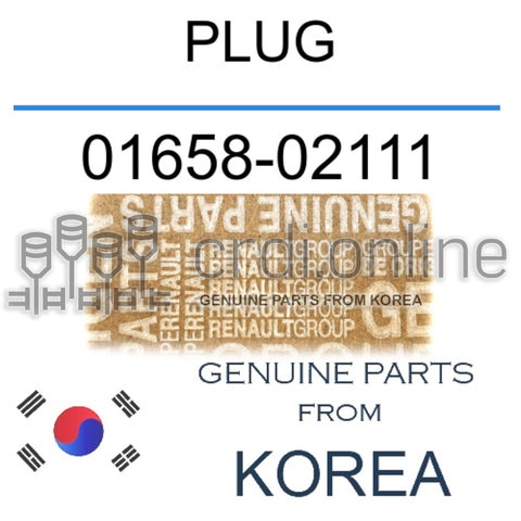 PLUG [ORIGINAL] 01658-02111 0165802111 01658 02111