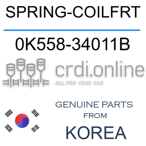 SPRING-COILFRT 0K558-34011B 0K55834011B 0K558 34011B