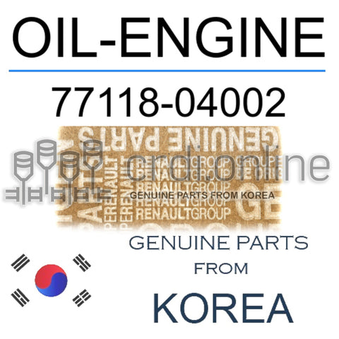 OIL-ENGINE [ORIGINAL] 77118-04002 7711804002 77118 04002