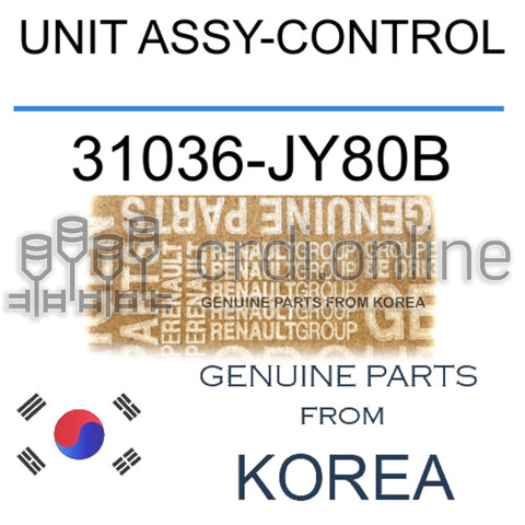 UNIT ASSY-CONTROL [ORIGINAL] 31036-JY80B 31036JY80B 31036 JY80B