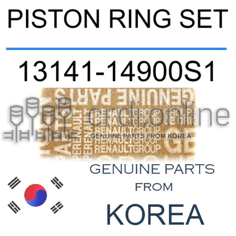 PISTON RING SET [ORIGINAL] 13141-14900S1 1314114900S1 13141 14900S1