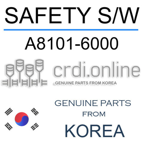 SAFETY S/W [ORIGINAL] A8101-6000 A81016000 A8101 6000