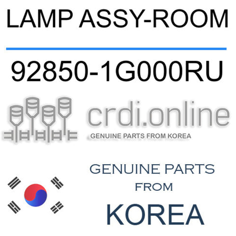 LAMP ASSY-ROOM 92850-1G000RU 928501G000RU 92850 1G000RU