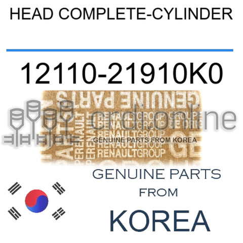 HEAD COMPLETE-CYLINDER [ORIGINAL] 12110-21910K0 1211021910K0 12110 21910K0
