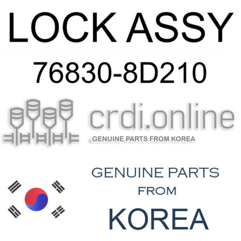 LOCK ASSY [ORIGINAL] 76830-8D210 768308D210 76830 8D210
