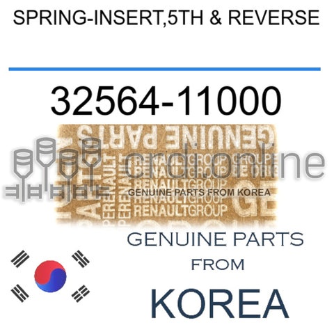 SPRING-INSERT,5TH & REVERSE [ORIGINAL] 32564-11000 3256411000 32564 11000