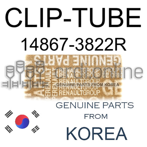 CLIP-TUBE [ORIGINAL] 14867-3822R 148673822R 14867 3822R