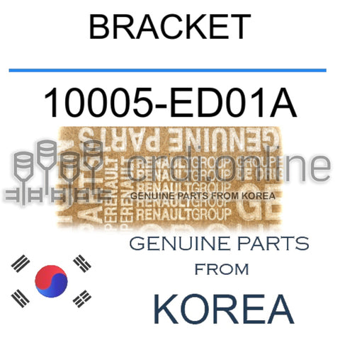 BRACKET [ORIGINAL] 10005-ED01A 10005ED01A 10005 ED01A