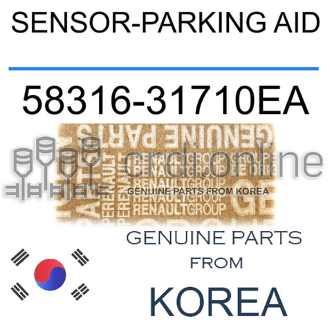 SENSOR-PARKING AID [ORIGINAL] 58316-31710EA 5831631710EA 58316 31710EA