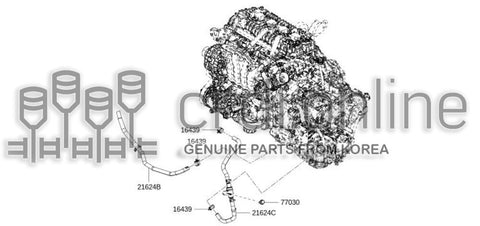 CLAMP-HOSE 16439-7S02A 164397S02A 16439 7S02A