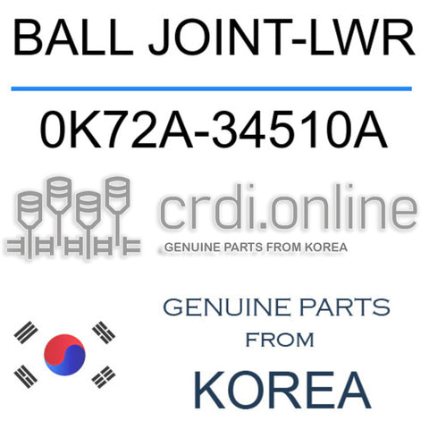 BALL JOINT-LWR [ORIGINAL] 0K72A-34510A 0K72A34510A 0K72A 34510A