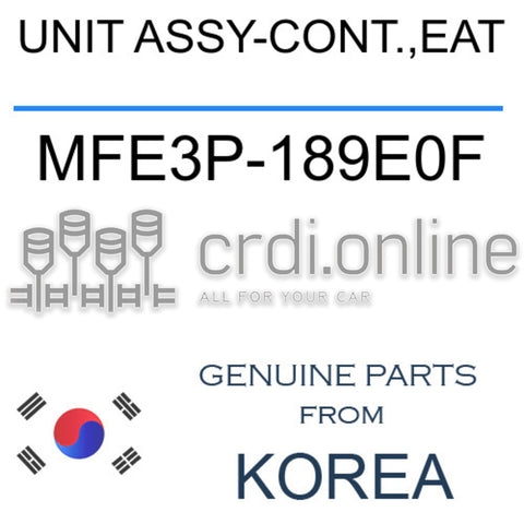 UNIT ASSY-CONT.,EAT [ORIGINAL] MFE3P-189E0F MFE3P189E0F MFE3P 189E0F