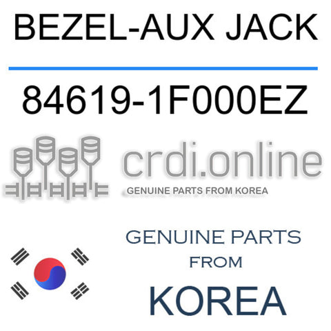 BEZEL-AUX JACK 84619-1F000EZ 846191F000EZ 84619 1F000EZ