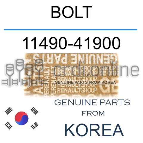 BOLT [ORIGINAL] 11490-41900 1149041900 11490 41900