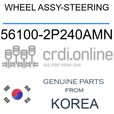 WHEEL ASSY-STEERING 56100-2P240AMN 561002P240AMN 56100 2P240AMN