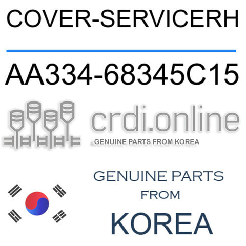 COVER-SERVICERH [ORIGINAL] AA334-68345C15 AA33468345C15 AA334 68345C15