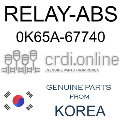 RELAY-ABS [ORIGINAL] 0K65A-67740 0K65A67740 0K65A 67740