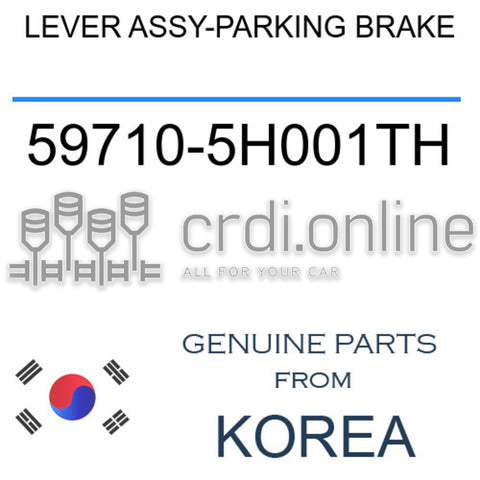 LEVER ASSY-PARKING BRAKE [ORIGINAL] 59710-5H001TH 597105H001TH 59710 5H001TH