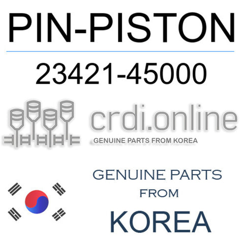 PIN-PISTON [ORIGINAL] 23421-45000 2342145000 23421 45000