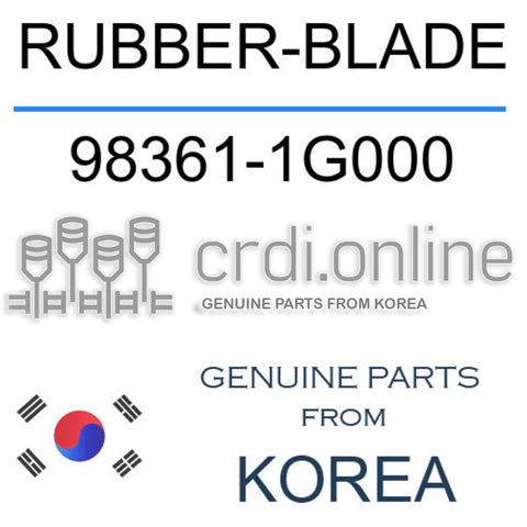 RUBBER-BLADE [ORIGINAL] 98361-1G000 983611G000 98361 1G000
