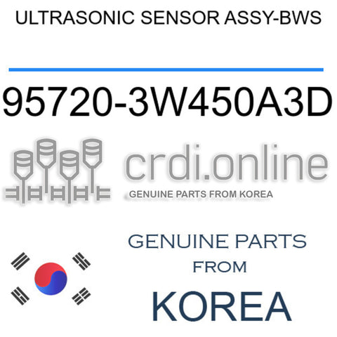ULTRASONIC SENSOR ASSY-BWS [ORIGINAL] 95720-3W450A3D 957203W450A3D 95720 3W450A3D