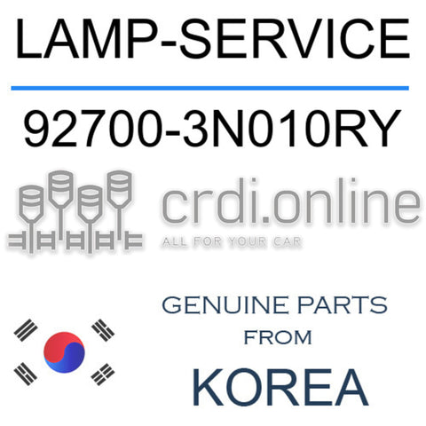 LAMP-SERVICE [ORIGINAL] 92700-3N010RY 927003N010RY 92700 3N010RY