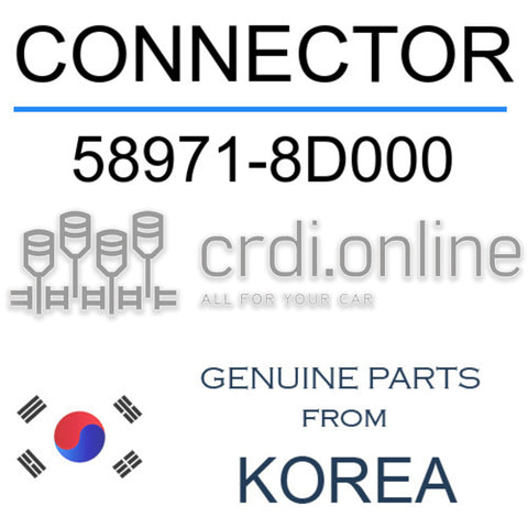 CONNECTOR [ORIGINAL] 58971-8D000 589718D000 58971 8D000
