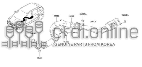 MOUNTING ASSY-EXHAUSTRUBBER 20651-JG300 20651JG300 20651 JG300