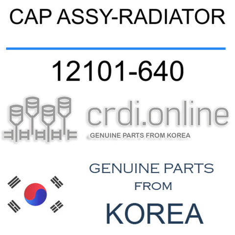 CAP ASSY-RADIATOR 12101-640 12101640 12101 640