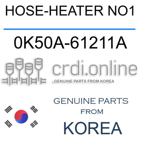 HOSE-HEATER NO1 0K50A-61211A 0K50A61211A 0K50A 61211A
