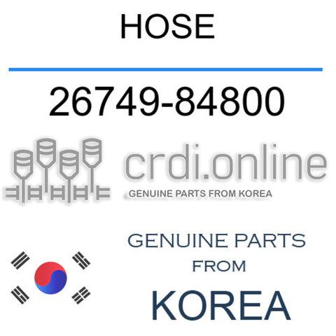 HOSE [ORIGINAL] 26749-84800 2674984800 26749 84800