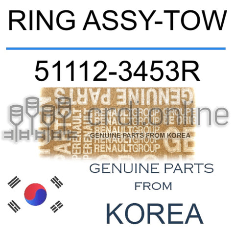 RING ASSY-TOW [ORIGINAL] 51112-3453R 511123453R 51112 3453R