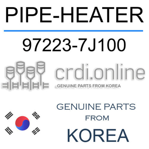 PIPE-HEATER [ORIGINAL] 97223-7J100 972237J100 97223 7J100