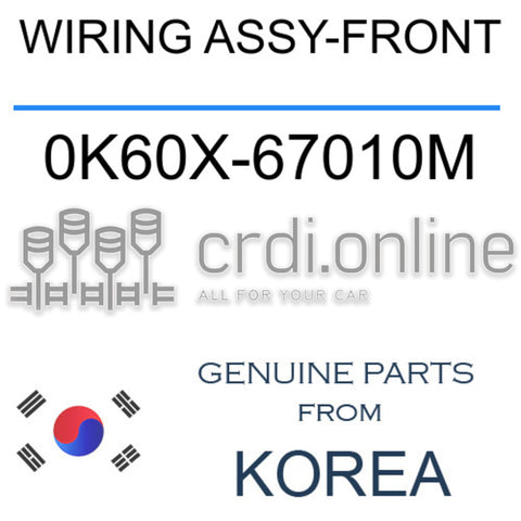 WIRING ASSY-FRONT 0K60X-67010M 0K60X67010M 0K60X 67010M