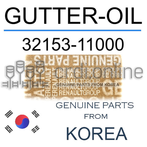 GUTTER-OIL [ORIGINAL] 32153-11000 3215311000 32153 11000