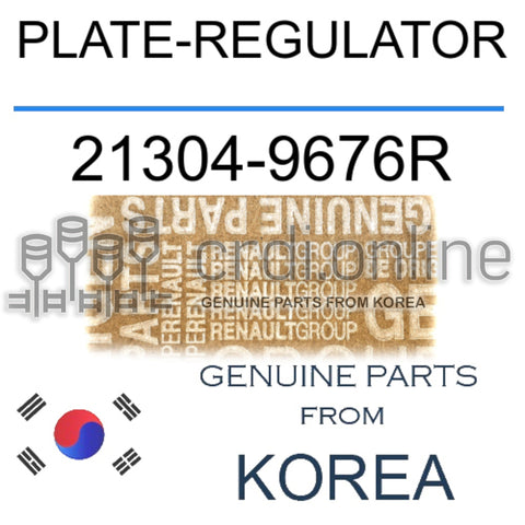 PLATE-REGULATOR [ORIGINAL] 21304-9676R 213049676R 21304 9676R