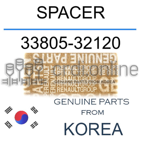 SPACER [ORIGINAL] 33805-32120 3380532120 33805 32120