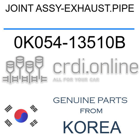 JOINT ASSY-EXHAUST.PIPE [ORIGINAL] 0K054-13510B 0K05413510B 0K054 13510B