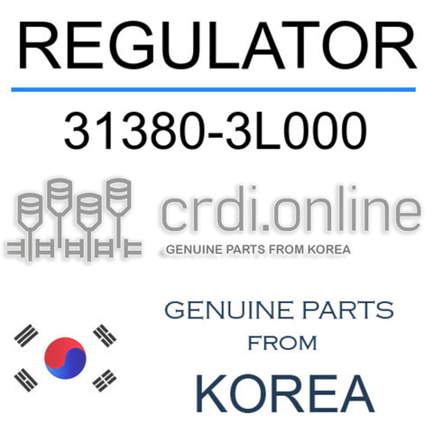 REGULATOR [ORIGINAL] 31380-3L000 313803L000 31380 3L000