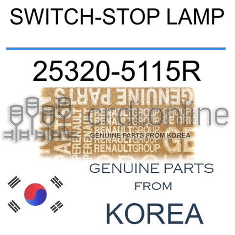 SWITCH-STOP LAMP [ORIGINAL] 25320-5115R 253205115R 25320 5115R