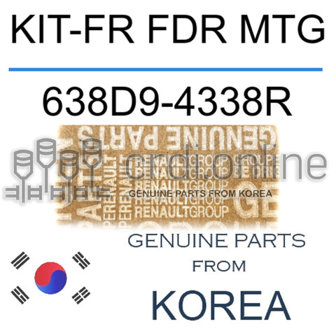 KIT-FR FDR MTG [ORIGINAL] 638D9-4338R 638D94338R 638D9 4338R