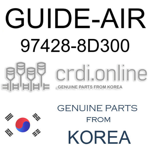 GUIDE-AIR [ORIGINAL] 97428-8D300 974288D300 97428 8D300