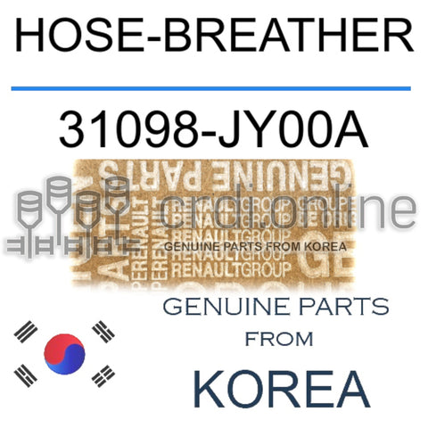 HOSE-BREATHER [ORIGINAL] 31098-JY00A 31098JY00A 31098 JY00A